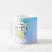 "Waffleyのすばらしい"マグです コーヒーマグカップ (正面左)