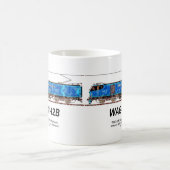 WAG-12B機関車インディアン鉄道貨物列車 コーヒーマグカップ (中央)