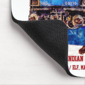 WAG-12B機関車インディアン鉄道貨物列車 マウスパッド (コーナー)