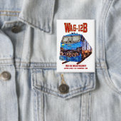 WAG-12B機関車インディアン鉄道貨物列車 缶バッジ (インサイチュ)