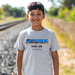 WAG-12B機関車インディアン鉄道貨物列車 Tシャツ