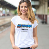 WAG-12B機関車インディアン鉄道貨物列車 Tシャツ