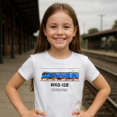 WAG-12B機関車インディアン鉄道貨物列車 Tシャツ