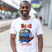 WAG-12B機関車インディアン鉄道貨物列車 Tシャツ