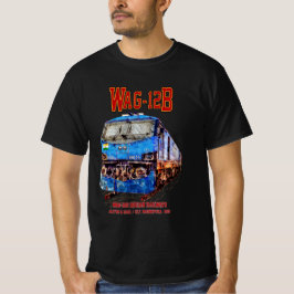 WAG-12B機関車インディアン鉄道貨物列車 Tシャツ