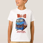 WAG-12B機関車インディアン鉄道貨物列車 Tシャツ (正面)