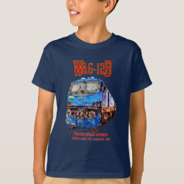 WAG-12B機関車インディアン鉄道貨物列車 Tシャツ