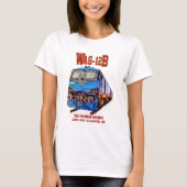 WAG-12B機関車インディアン鉄道貨物列車 Tシャツ (正面)