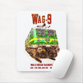 WAG-9機関車インディアン鉄道貨物列車 マウスパッド