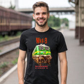 WAG-9機関車インディアン鉄道貨物列車 Tシャツ