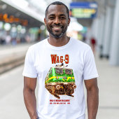 WAG-9機関車インディアン鉄道貨物列車 Tシャツ