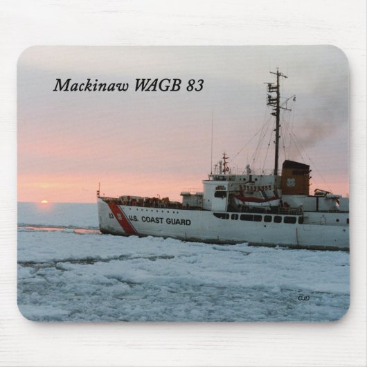 WAGB 83 Mackenaw sunset mosepad マウスパッド (正面)