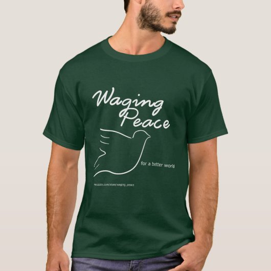 Waging PeaceダブダークTシャツ Tシャツ (正面)