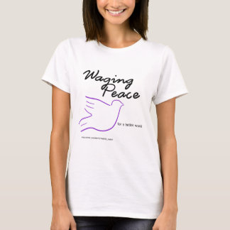 Waging Peace Dove女性のTシャツ Tシャツ