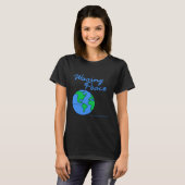 Waging Peace Earthの女性のTシャツ Tシャツ (正面フル)