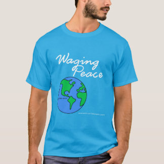 Waging Peace Earthの黒いTシャツ Tシャツ