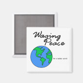 Waging Peace Earth磁石 マグネット (正面/裏面)