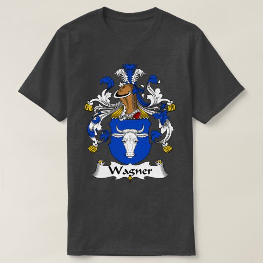 Wagner Coat of Arms Family Crest 1  Tシャツ (デザイン正面)