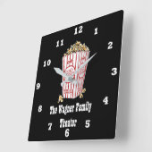 Wagner Family Theaterの追加名 スクエア壁時計 (傾斜)