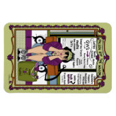 Wagon_落ちたA_4x6冷蔵庫磁石の外 マグネット (横)