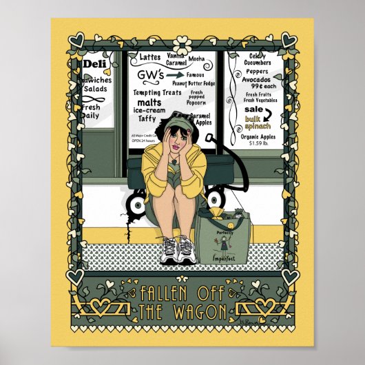 Wagon_落ちたC_8x10ポスターをオフ ポスター (正面)