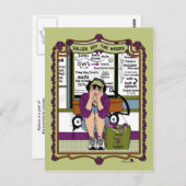 Wagon_A落ちた_はがき外れ ポストカード (正面/裏面)