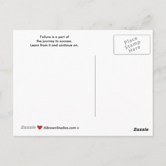 Wagon_A落ちた_はがき外れ ポストカード (裏面)