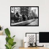 Wagon Train New York 1908 ポスター (ホームオフィス)