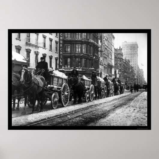 Wagon Train New York 1908 ポスター (正面)