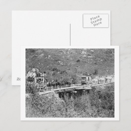 Wagon Wave and Tip Hats to Photographer ポストカード (正面/裏面)