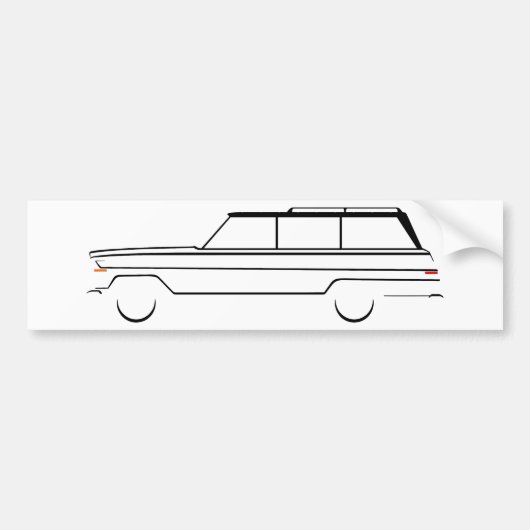 Wagoneer バンパーステッカー (正面)