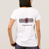 Wags4ラベル女子シャツ Tシャツ (裏面)