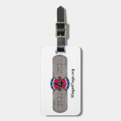 Wags4Tagsの荷物のラベル ラゲッジタグ (正面縦)