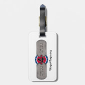 Wags4Tagsの荷物のラベル ラゲッジタグ (裏面縦)