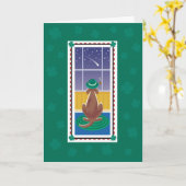 WagsToWishes_"Wishing You"聖パトリックの日 カード (黄色い花)