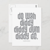 Wah Diddyを…して下さい ポストカード (正面/裏面)