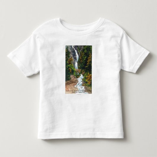 Wah Kee Na滝の眺め トドラーTシャツ (正面)