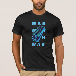 WAH WAHのギターのペダルの青緑のスタイル2 Tシャツ
