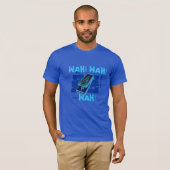Wah! Wah! Wah! 青いギターのペダル Tシャツ (正面フル)