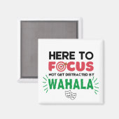 WAHALAのおもしろいフォーカスなし マグネット (正面/裏面)