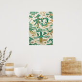 WaHei: Elegant Calligraphy "Peace" Art260010020 ポスター (キッチン)