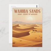 Wahiba Sands Oman Travel ポストカード (正面/裏面)