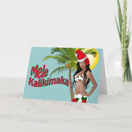 WahineのピンナップのMele Kalikimakaのクリスマスカード02 シーズンカード