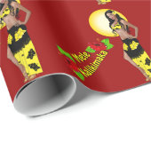 WahineのピンナップのMele Kalikimakaの包装紙 ラッピングペーパー (ロールコーナー)