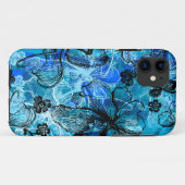 Wahineのレースのハワイアンの蘭 Case-Mate iPhoneケース (裏面(横))