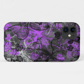Wahineのレースのハワイアンの蘭 Case-Mate iPhoneケース (裏面(横))