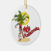 Wahine Pin Mele Kalikimakaのクリスマスのオーナメント2 セラミックオーナメント (右)