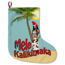 Wahine Pin Mele Kalikimakaのクリスマスのストッキング