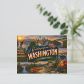 Wahington Postcard ポストカード (スタンド正面)
