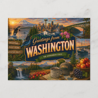 Wahington Postcard ポストカード
